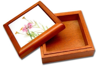 Photo Keepsake Box - Cherry