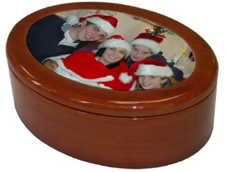 Photo Keepsake Box - Oval